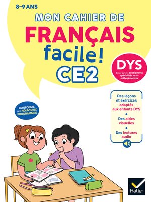 cover image of Mon cahier de Français facile DYS CE2 Nouveau programme